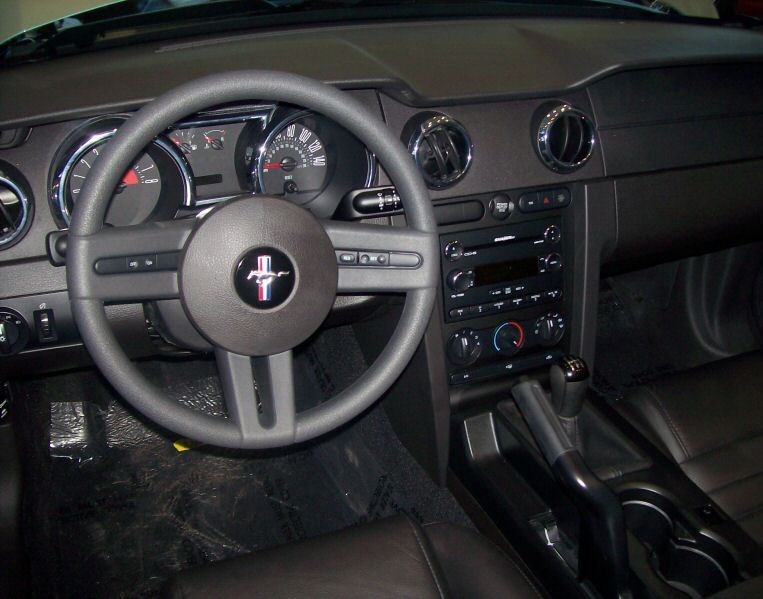 Interior 2008 Mustang GT Sherrod 500 Convertible