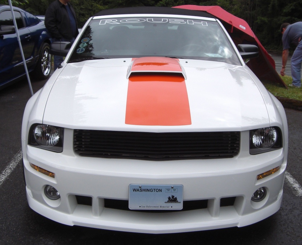 Performance White 2008 Roush Speedster Mustang coupe