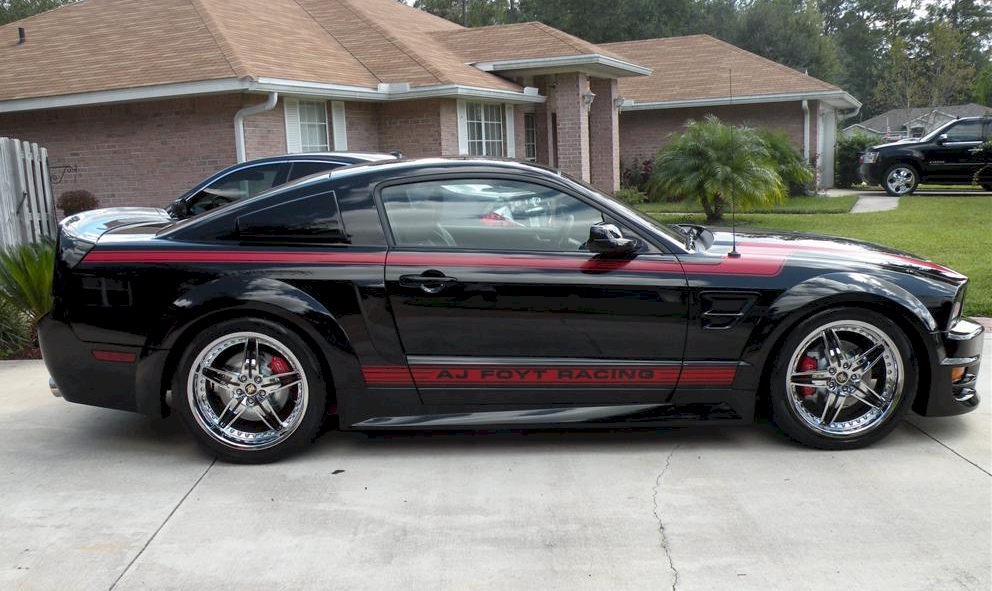 Black 08 AJ Foyt Coyote Edition Mustang