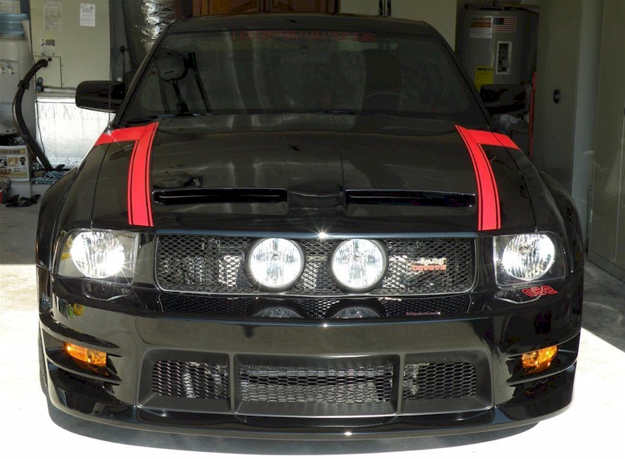 Black 2008 AJ Foyt Coyote Edition Mustang