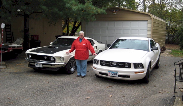 A white 69 and a white 08