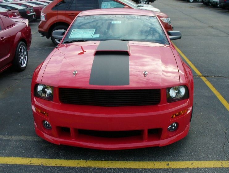 Torch Red 2008 Mustang Roush 427R Trak-Pak Stage3 Coupe
