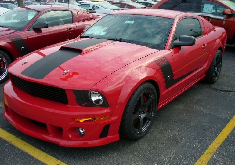 Torch Red 2008 Mustang Roush 427R Trak-Pak Stage3 Coupe