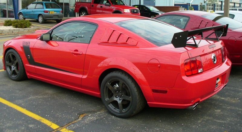 Torch Red 2008 Mustang Roush 427R Trak-Pak Stage3 Coupe