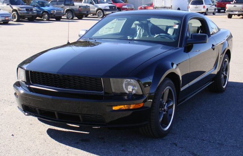 Black 2008 Mustang Bullitt Coupe
