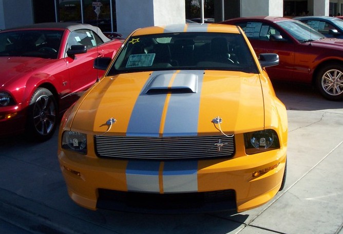Grabber Orange 2008 Mustang Shelby GT-C Coupe