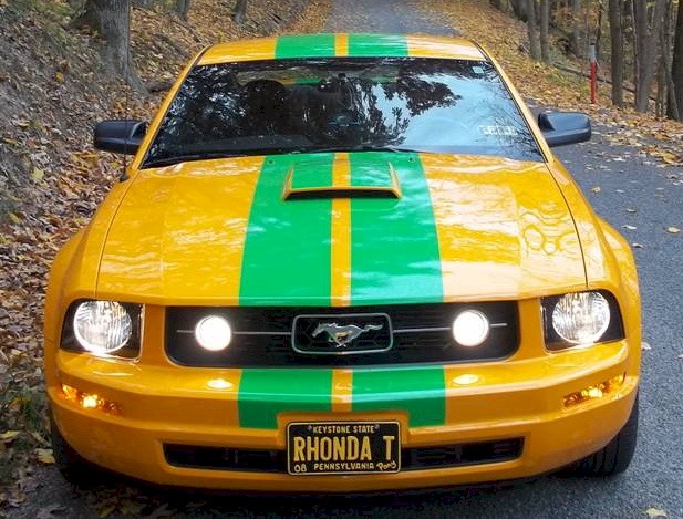 Grabber Orange 2008 Mustang