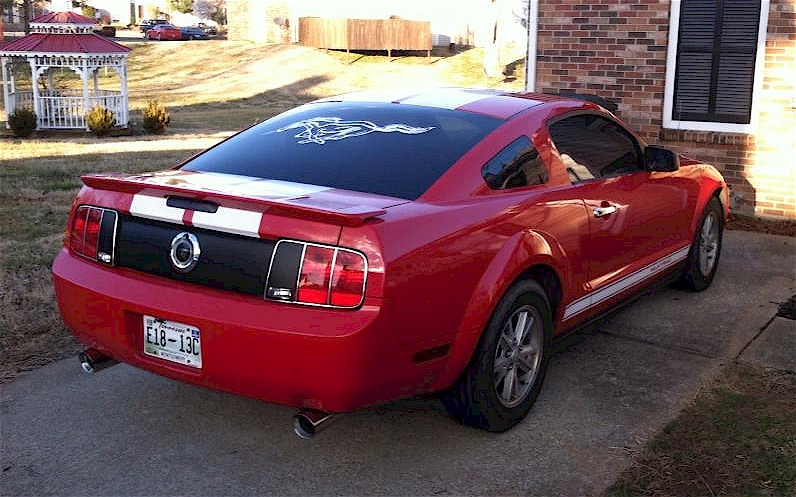 Torch Red 2008 Mustang