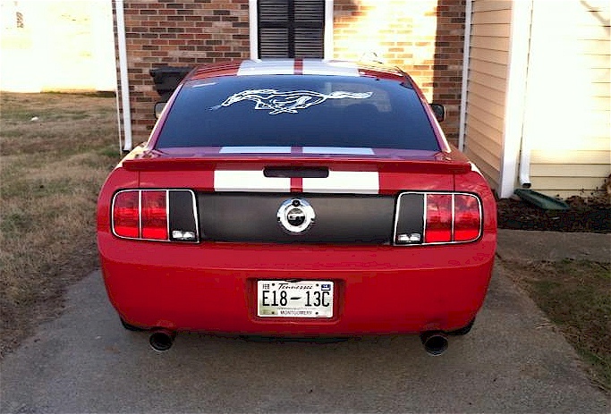 Torch Red 2008 Mustang