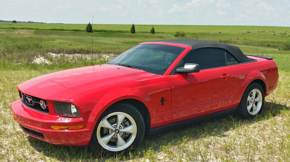 Torch Red 2008 Mustang Convertible