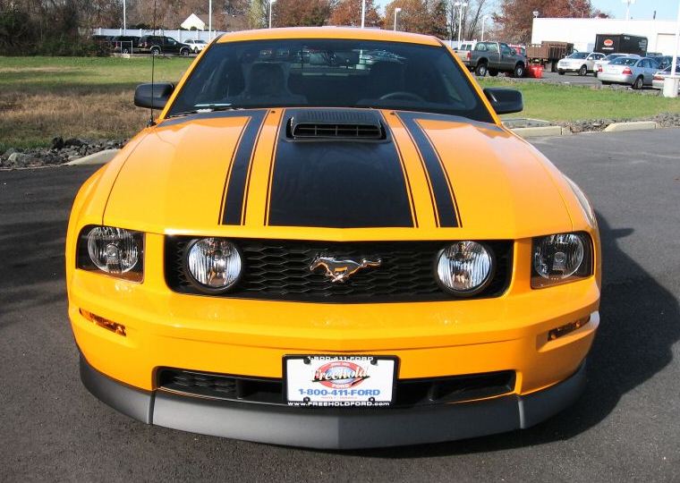 Grabber Orange 2008 Mustang GT with Boss Kit