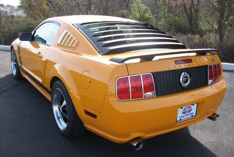 Grabber Orange 2008 Mustang GT with Boss Kit
