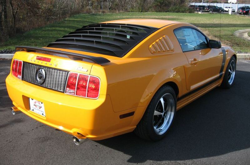 Grabber Orange 2008 Mustang GT with Boss Kit