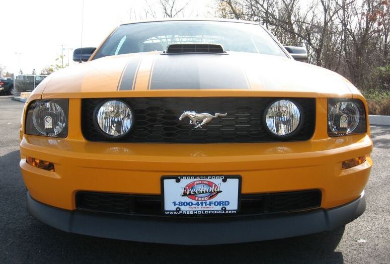 Grabber Orange 2008 Mustang GT with Boss Kit
