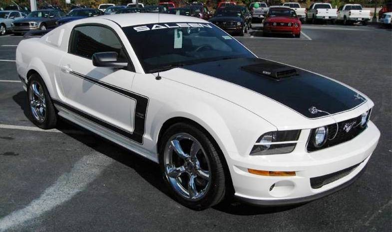 Performance White 2008 Mustang Saleen H302 Coupe