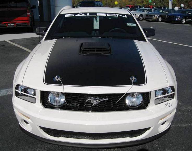 Performance White 2008 Mustang Saleen H302 Coupe