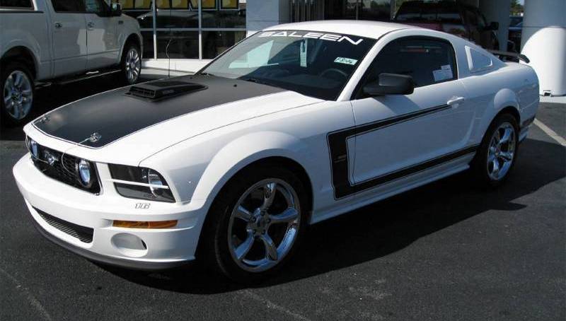 Performance White 2008 Mustang Saleen H302 Coupe