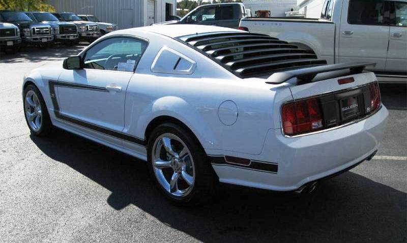 Performance White 2008 Mustang Saleen H302 Coupe