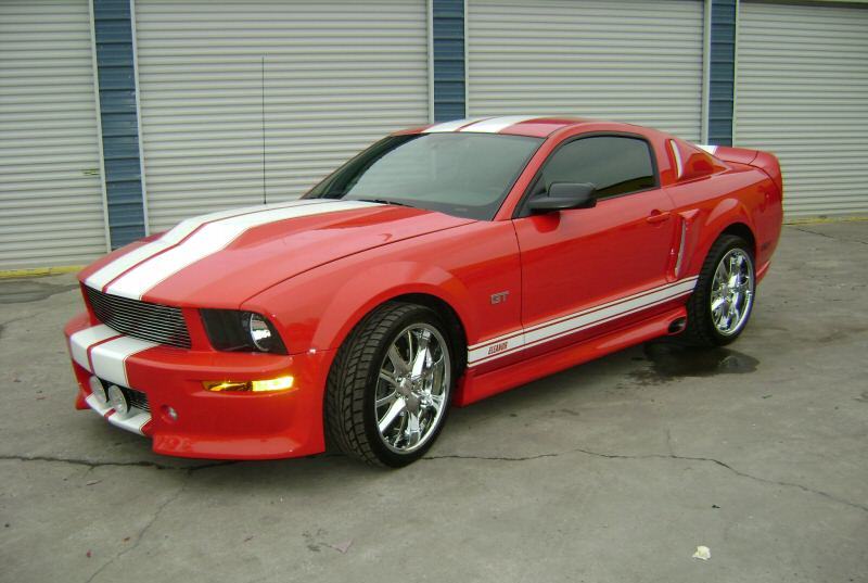 Red 2008 Mustang GT Eleanor Modified Coupe