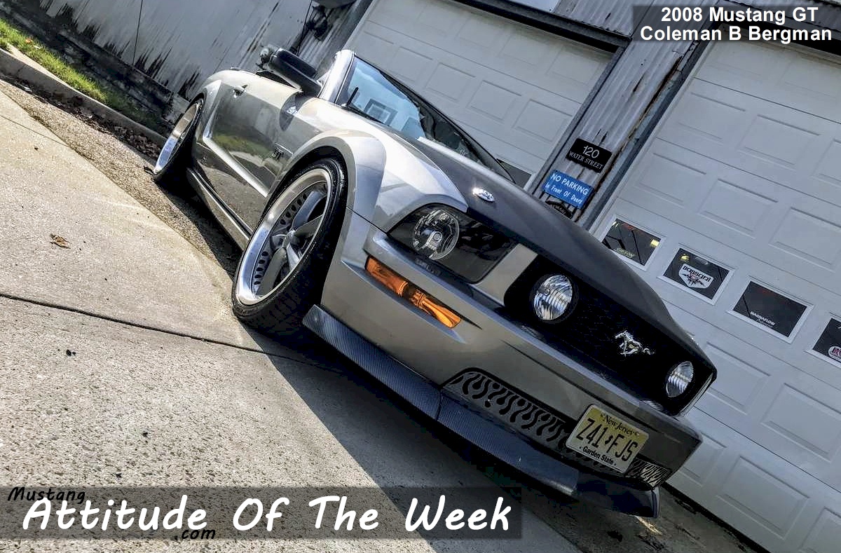 Silver 2008 Mustang GT Convertible
