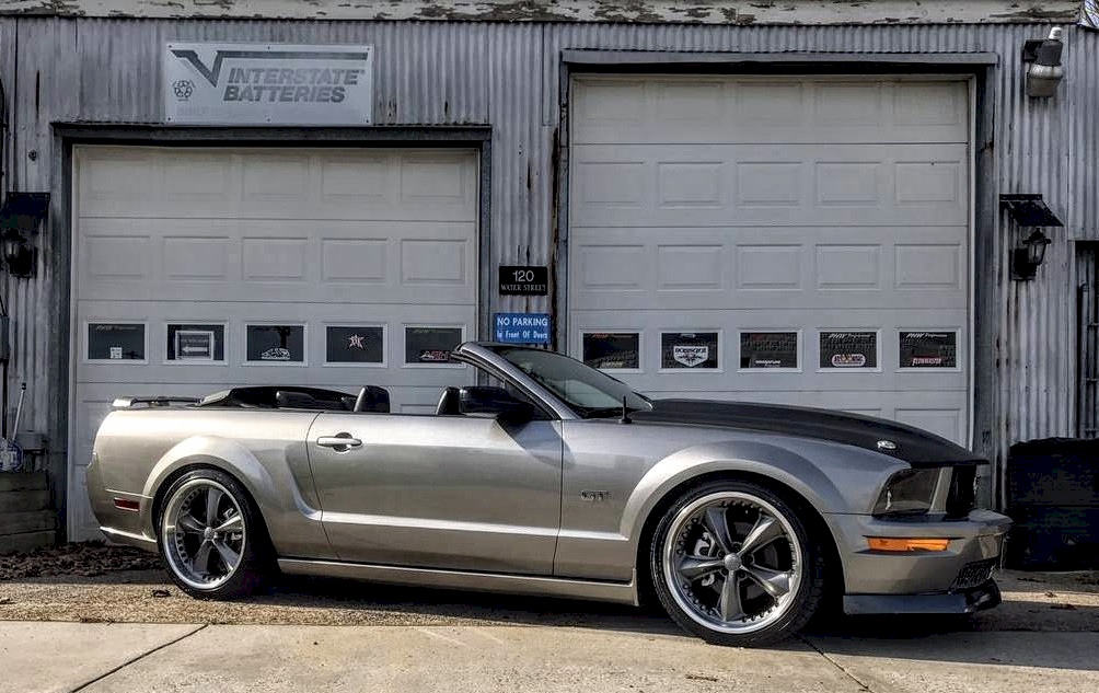 Silver 2008 Mustang GT Convertible