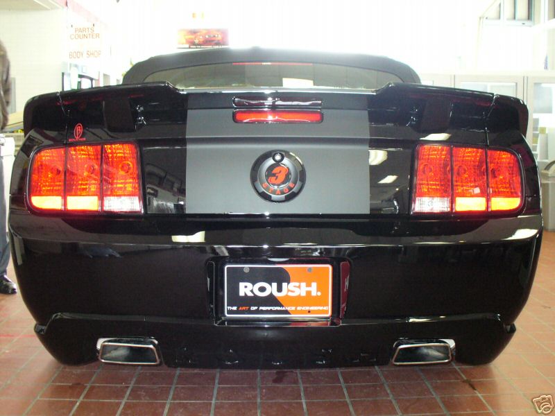 Black 2008 Roush Black Jack Mustang Convertible
