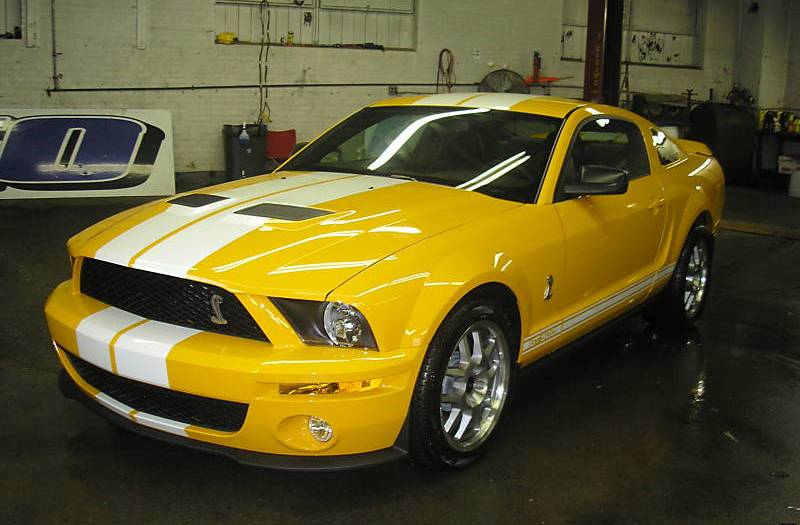 Grabber Orange 2008 Shelby GT500 Coupe