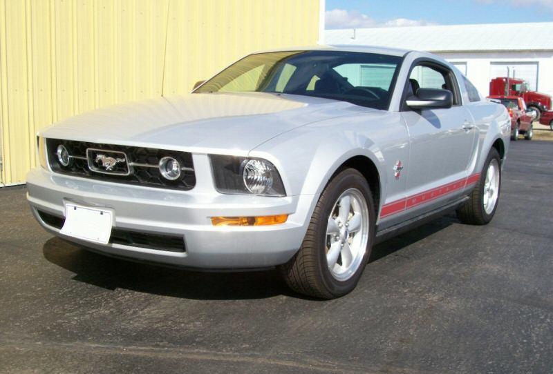 Silver 2008 Mustang Warriors In Pink Sally V6 Coupe
