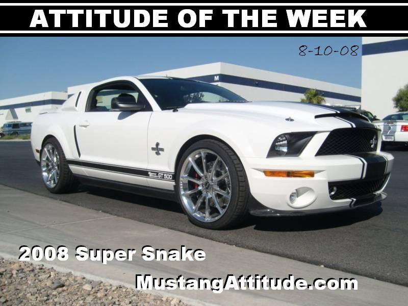 Performance White 2008 Mustang Shelby GT500 Super Snake Coupe