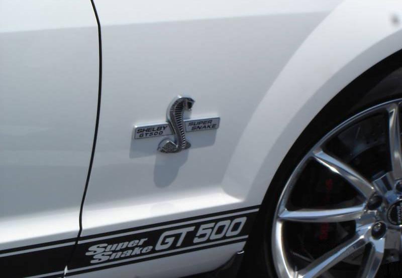 Shelby Super Snake Fender Cobra Emblem