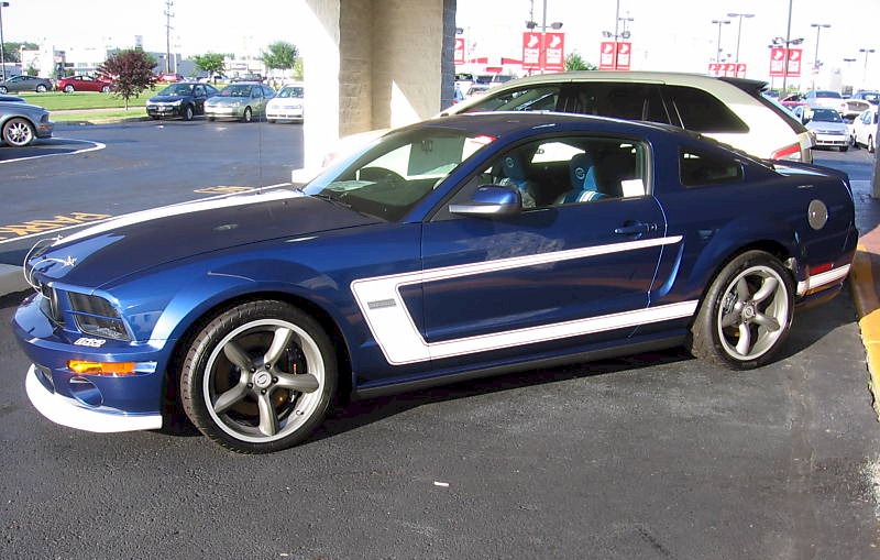 Vista Blue 2008 Saleen S281 SC Dan Gurney Coupe