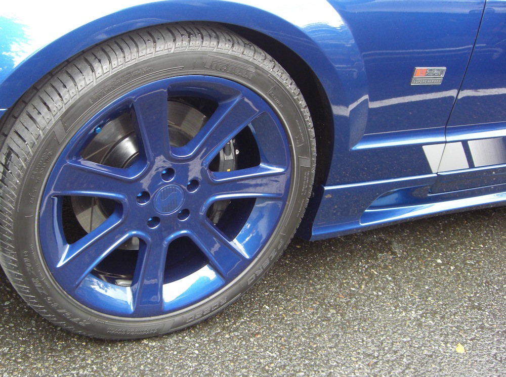blue saleen wheels