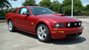 Dark Candy Apple Red 2009 Mustang GT Coupe