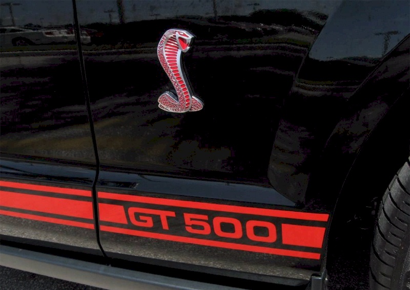 2009 Shelby GT-500 Red Stripe Options