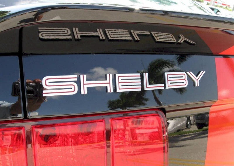 2009 Shelby GT-500 Red Stripe Red Emblems