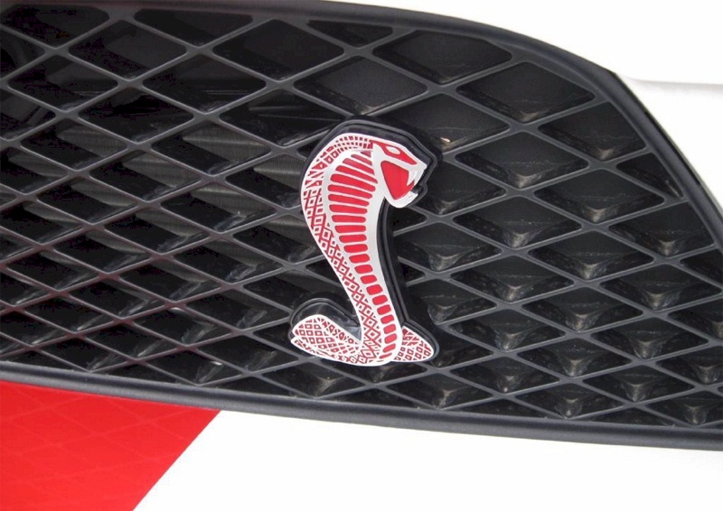 Red Stripe Cobra Snake Emblem