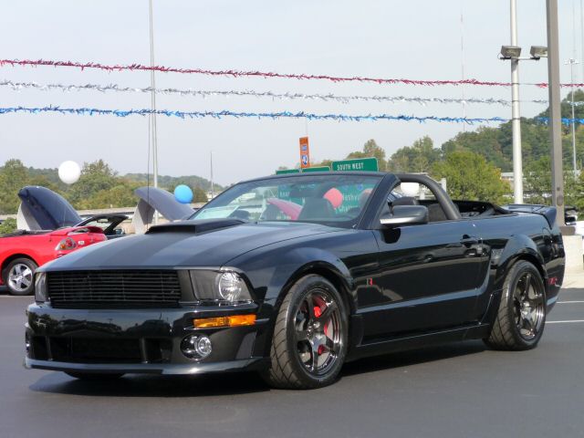 Black 09 Roush Black Jack Mustang Convertible