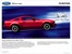 Ford 2009 Mustang Promotional Brochure