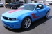 Grabber Blue with Red Stripes 2010 Roush 427R Mustang Coupe