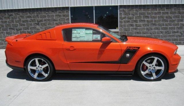 Big Bad Orange 2010 Mustang Roush Barrett Jackson Coupe