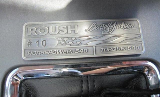 Barrett Jackson serialized badge