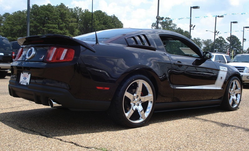 Black Cherry 2010 Barrett Jackson Roush Mustang coupe