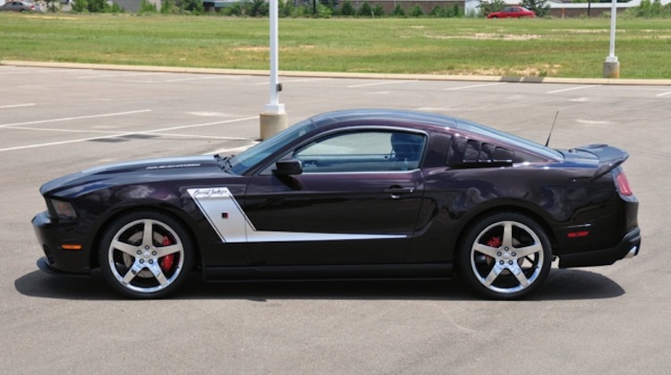 Black Cherry 2010 Barrett Jackson Roush Mustang coupe
