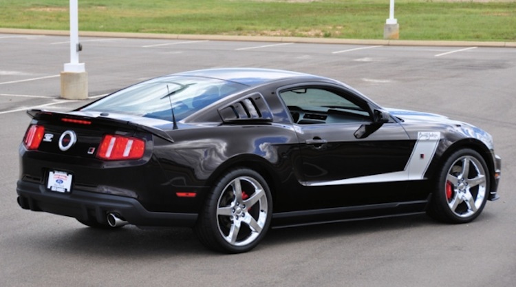Black Cherry 2010 Barrett Jackson Roush Mustang coupe