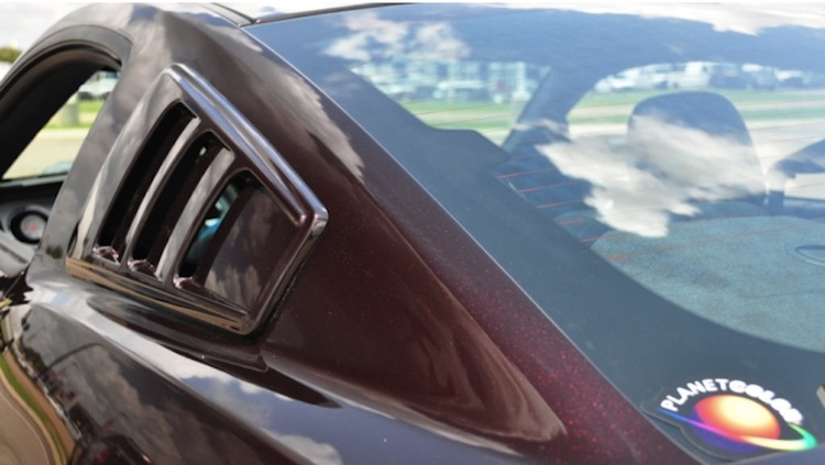 rear quarter window louvers