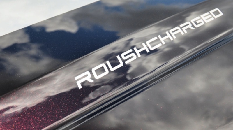 Roushcharged Hood Graphic