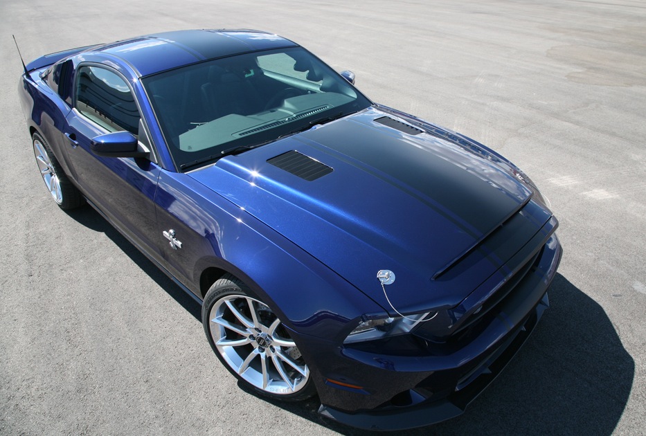 Kona Blue 2010 Shelby GT500 Super Snake Mustang
