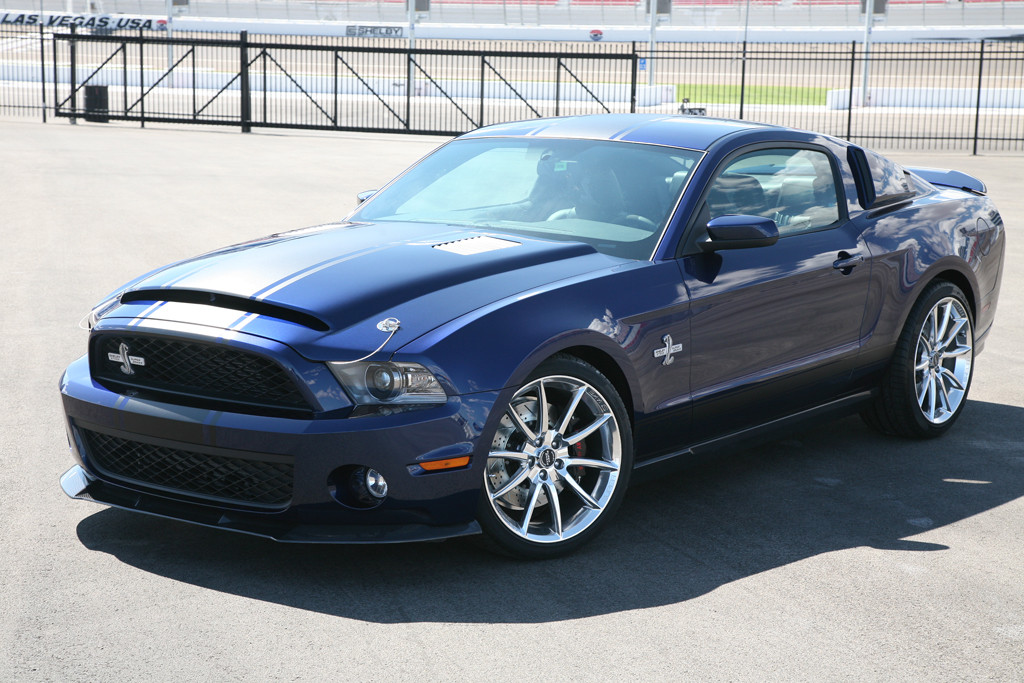 Kona Blue 2010 Shelby GT500 Super Snake Mustang