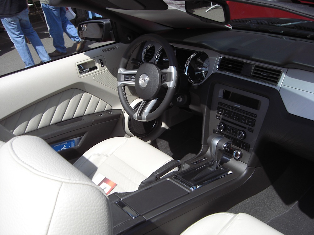 Stone White Interior 2011 Mustang MCA Special Convertible