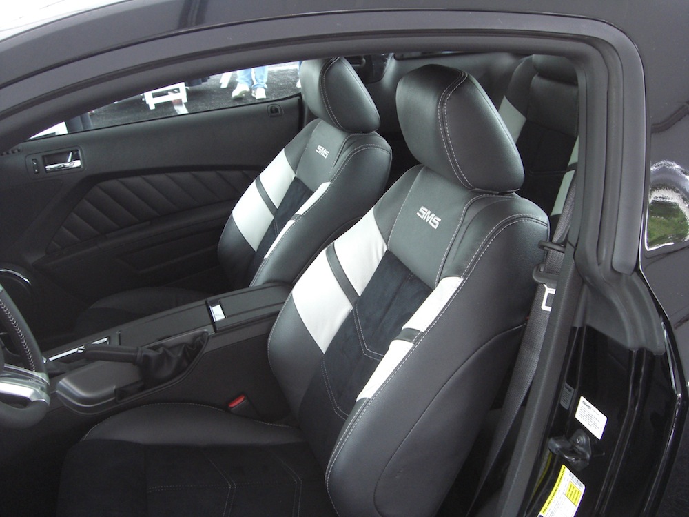 Black Interior 2011 Mustang SMS 302 Coupe